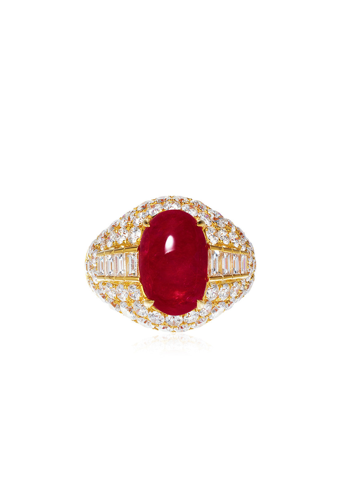 Bvlgari | 8.68 Carat Ruby and Diamond Ring