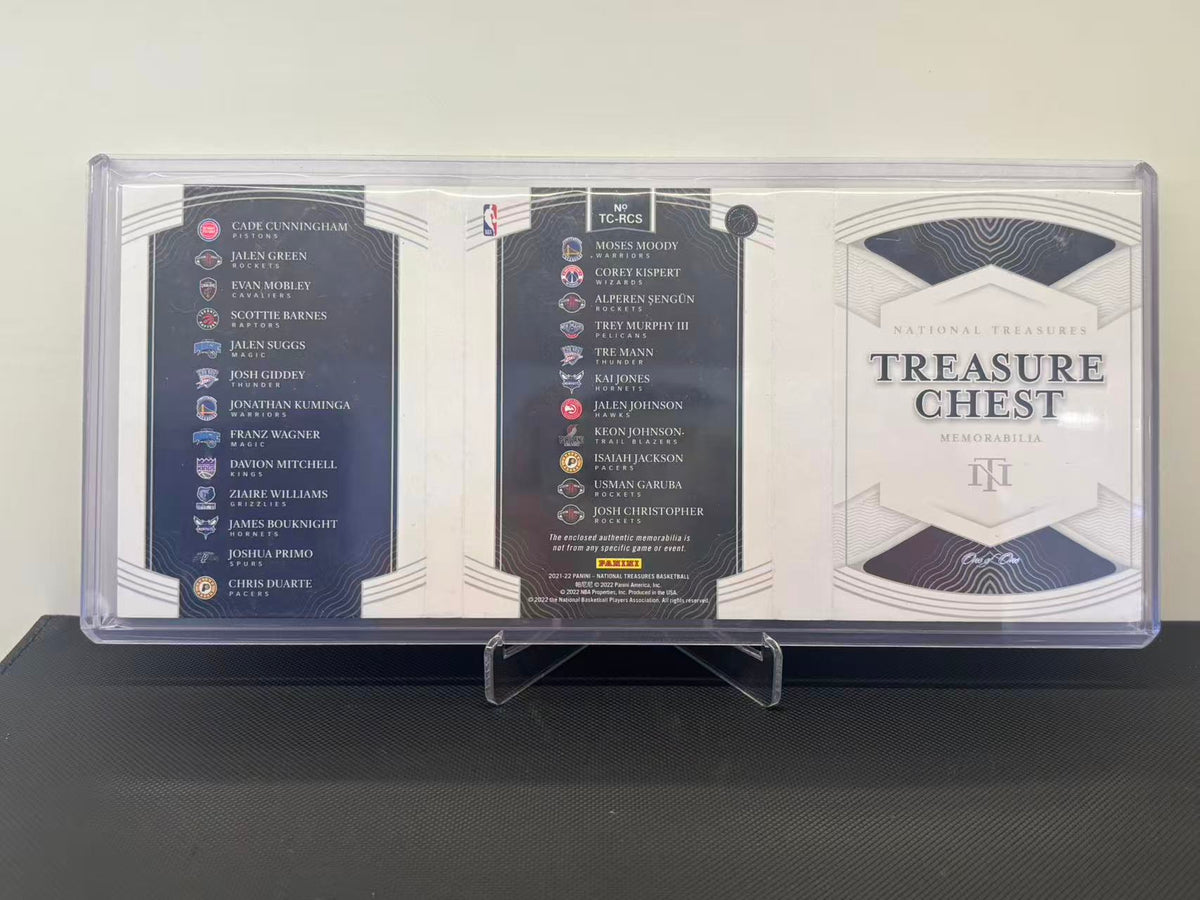 2021-22 Panini National Treasures Treasure Chest Memorabilia Super Prime 1/1
