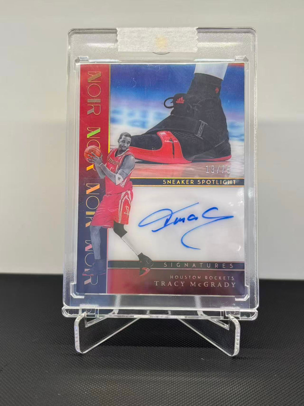2023-24 Panini Tracy McGrady Noir Sneaker Spotlight Autograph 19/75