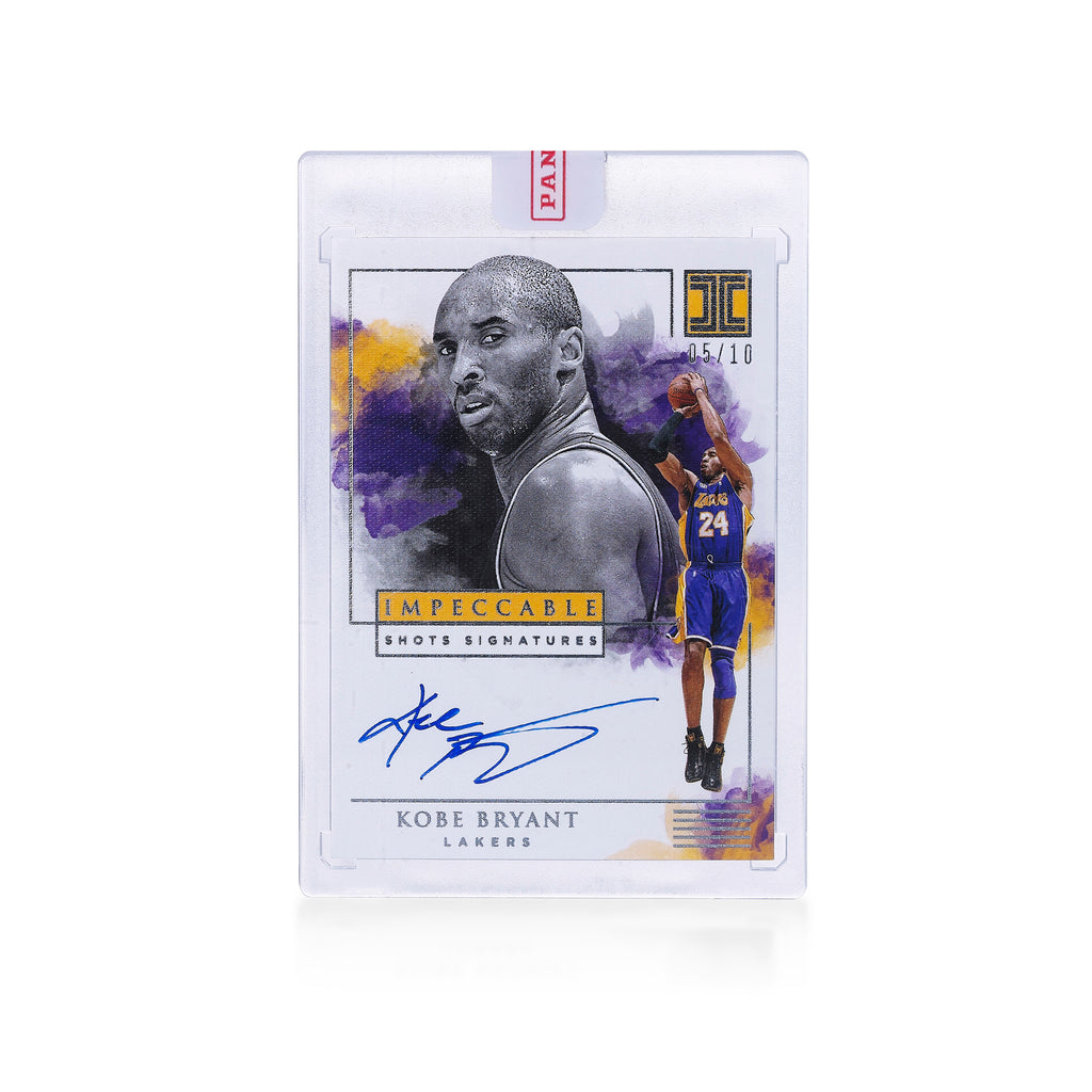 2018-19 Panini Impeccable Shots Signatures Kobe Bryant 5/10