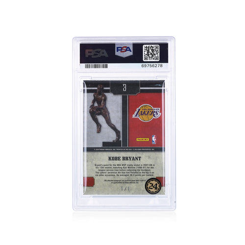 2009 Panini Timeless Treasure MVP Materials NBA Logoman Signature Kobe Bryant 1/1