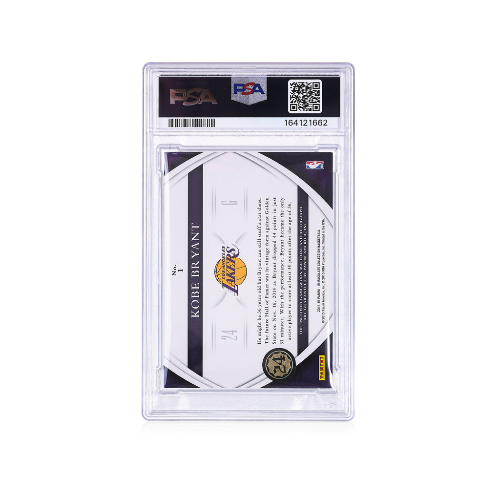 2014-15 Panini Immaculate Collection Premium Autographed Patches Gold Kobe Bryant 6/10