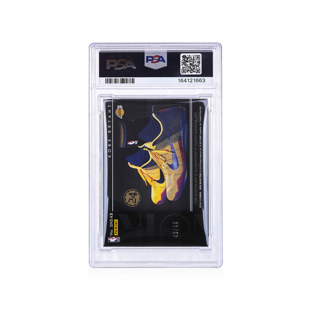2018-19 Panini Noir Sneaker Spotlight Kobe Bryant 45/49