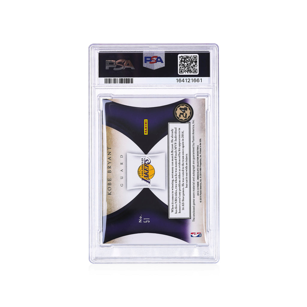 2013-14 Panini Immaculate Premium Autographs Patch Kobe Bryant 22/25