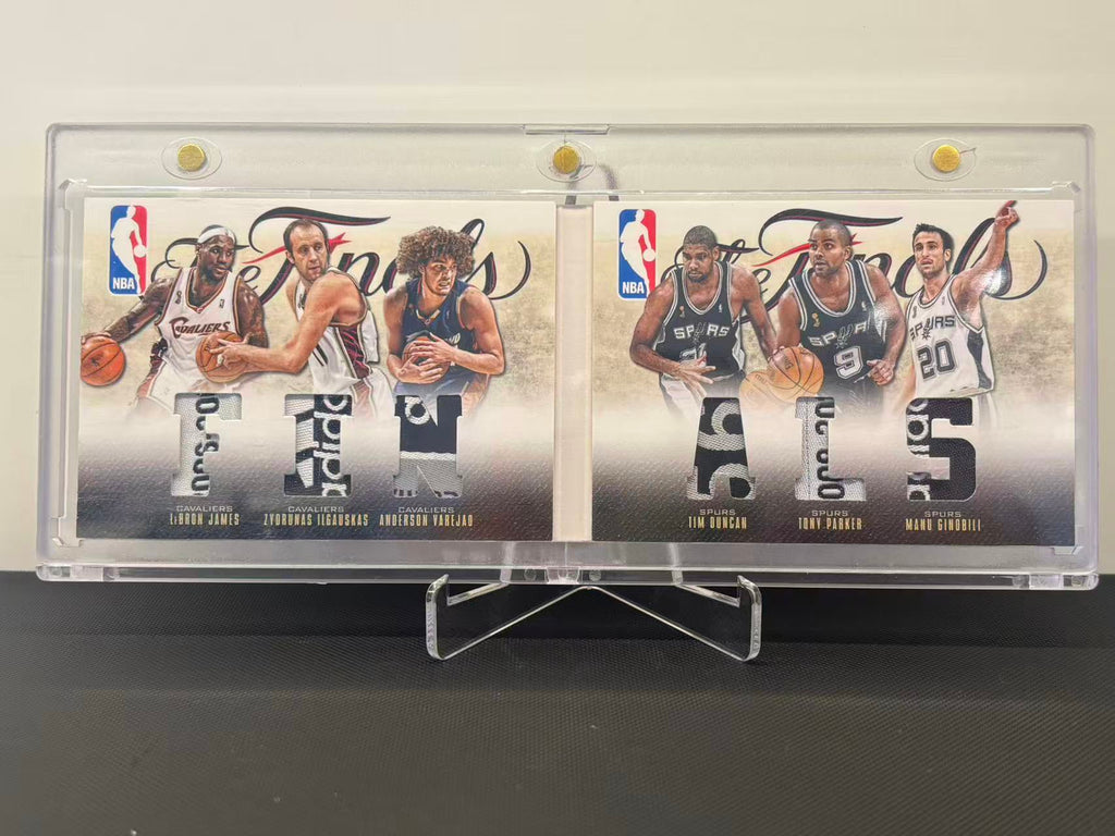 2012-13 Panini Preferred Finals Laundry Tags Varejao/James/Ilgauskas/Duncun/Parker/Ginobilli 1/1